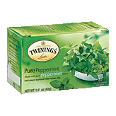 Twinings Of London Tea Bags Pure Peppermint Herbal Tea Caffeine Free 1.41 Oz Left Picture